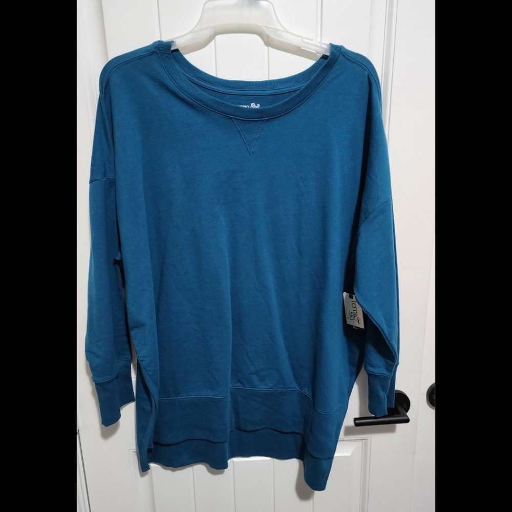 Womens tops shirts lot of 3 NEW Terra and Sky black teal 2X 20W 22W - Picture 6 of 9